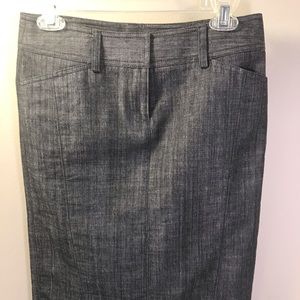 J.Crew Pencil Skirt sz 4, Charcoal/Black